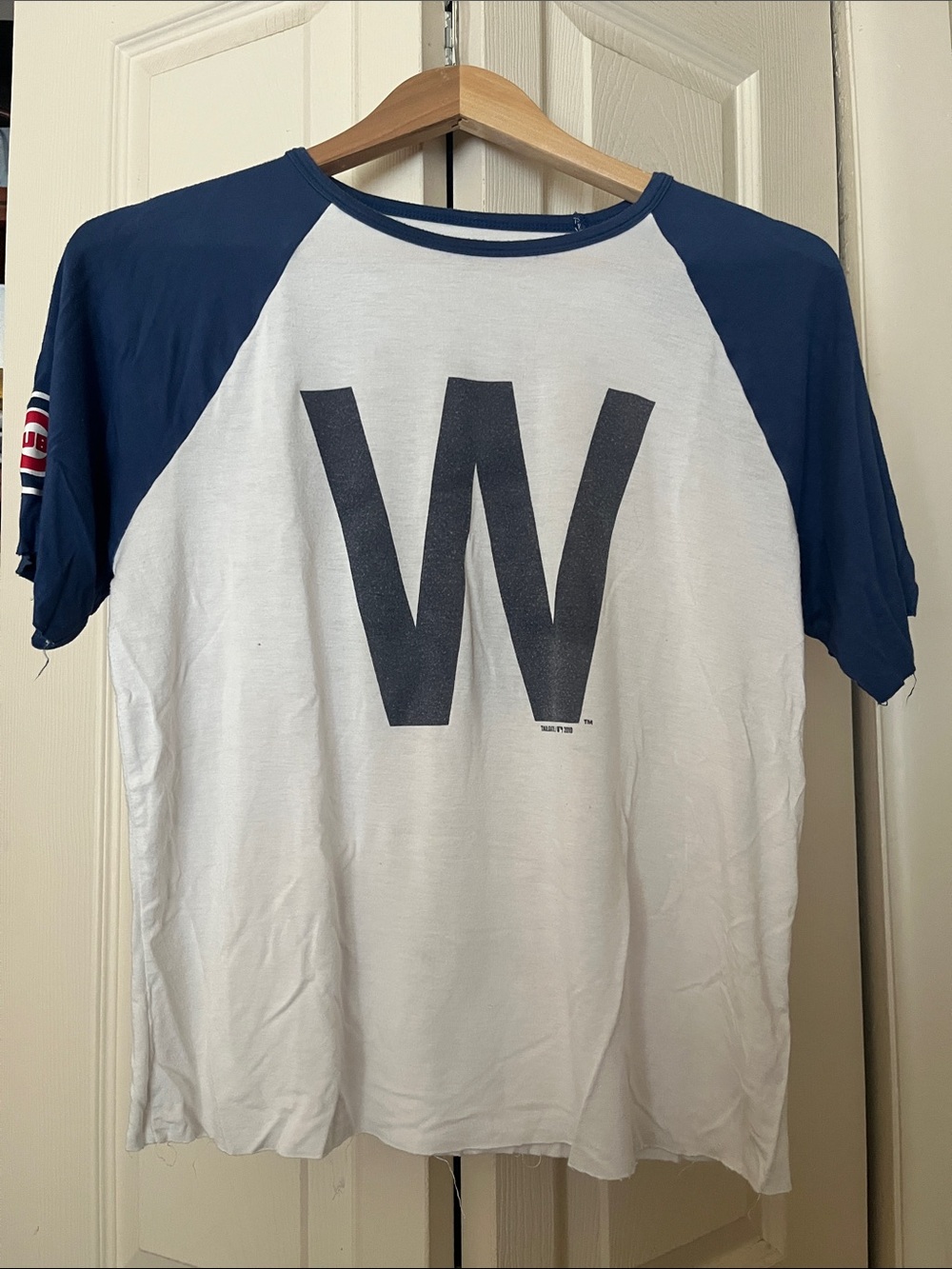 Cubs Vintage Style Tee “Fly the W”